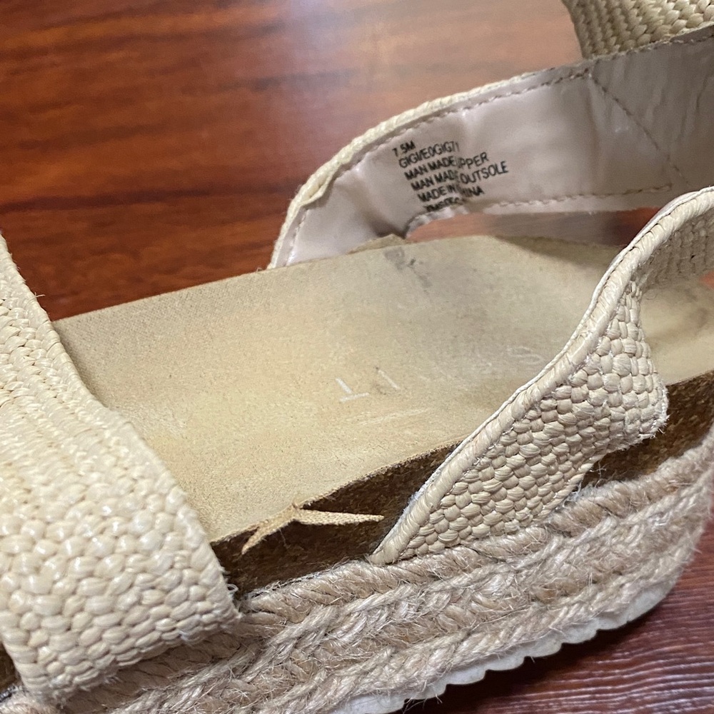 Esprit Cream Espadrille Sandals - Picture 3 of 6